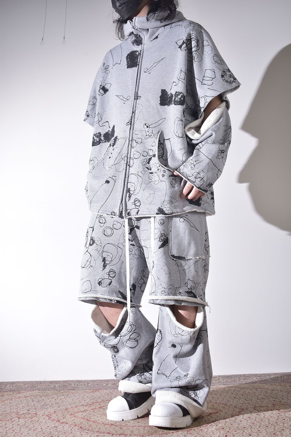 春夏のラフなスウェット