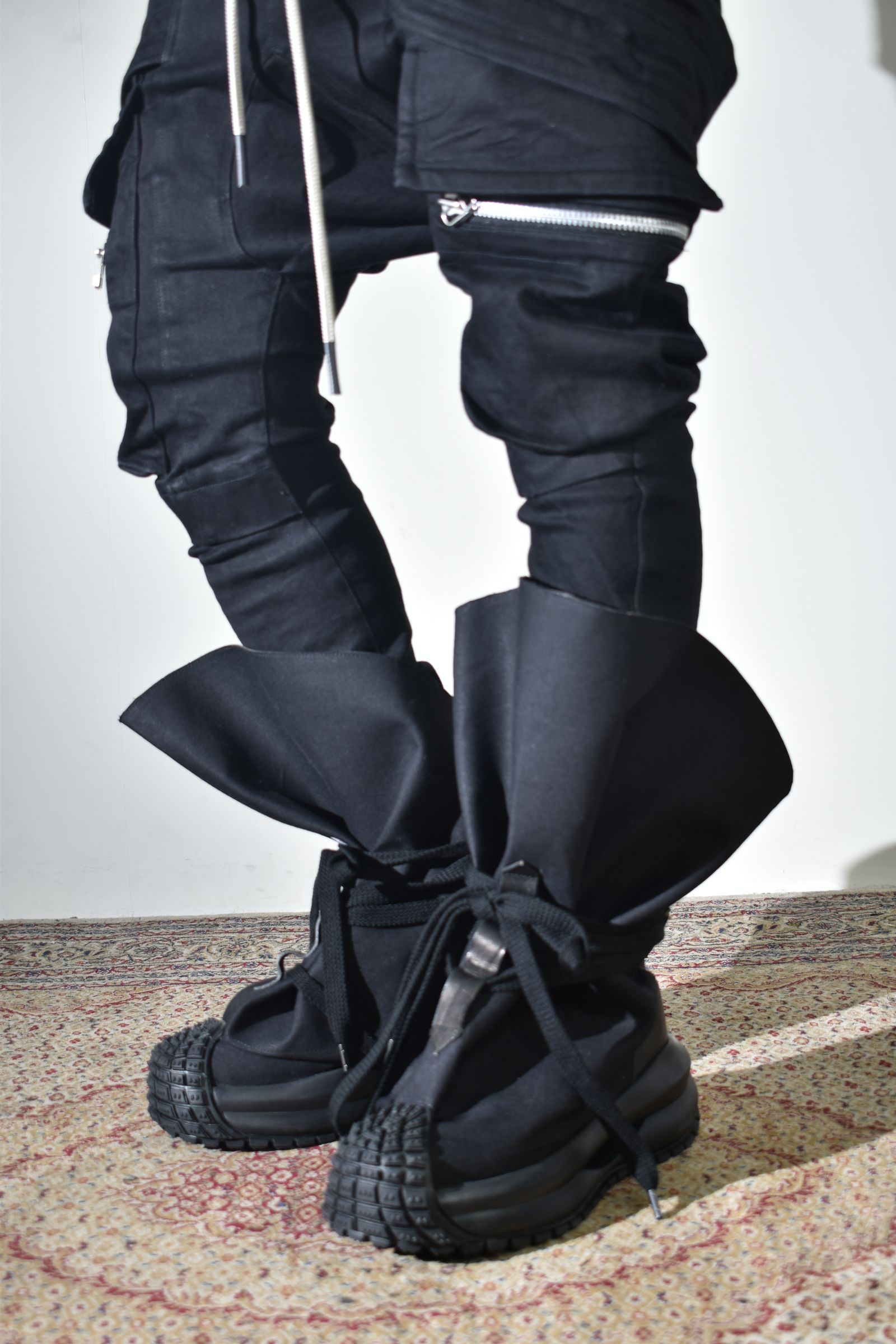 Magarimono collabo Sack Boots"Black" / MAGARIMONO コラボ サックブーツ"ブラック"