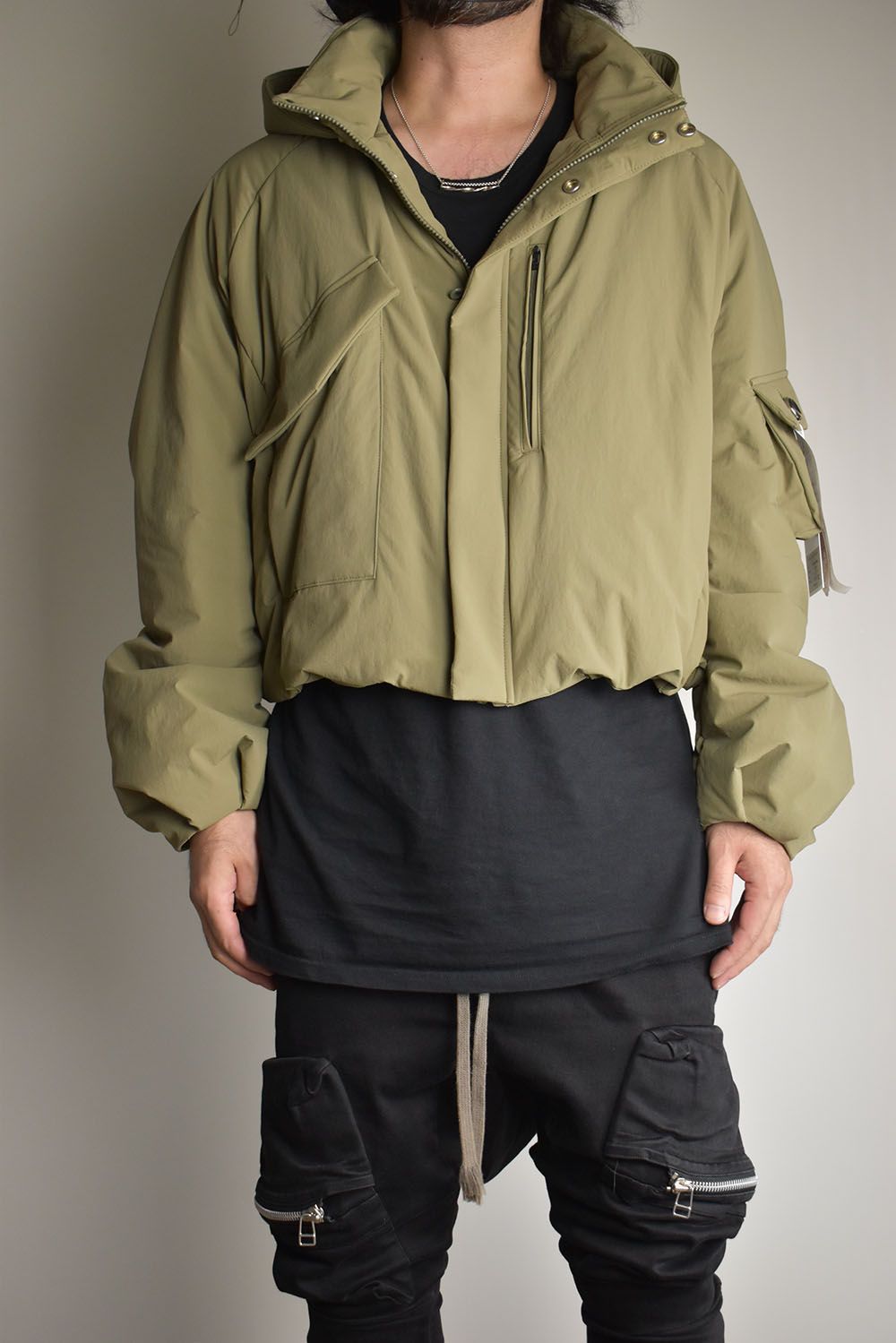 Padding Short Blouson"Olive" / パディングショートブルゾン"オリーブ"