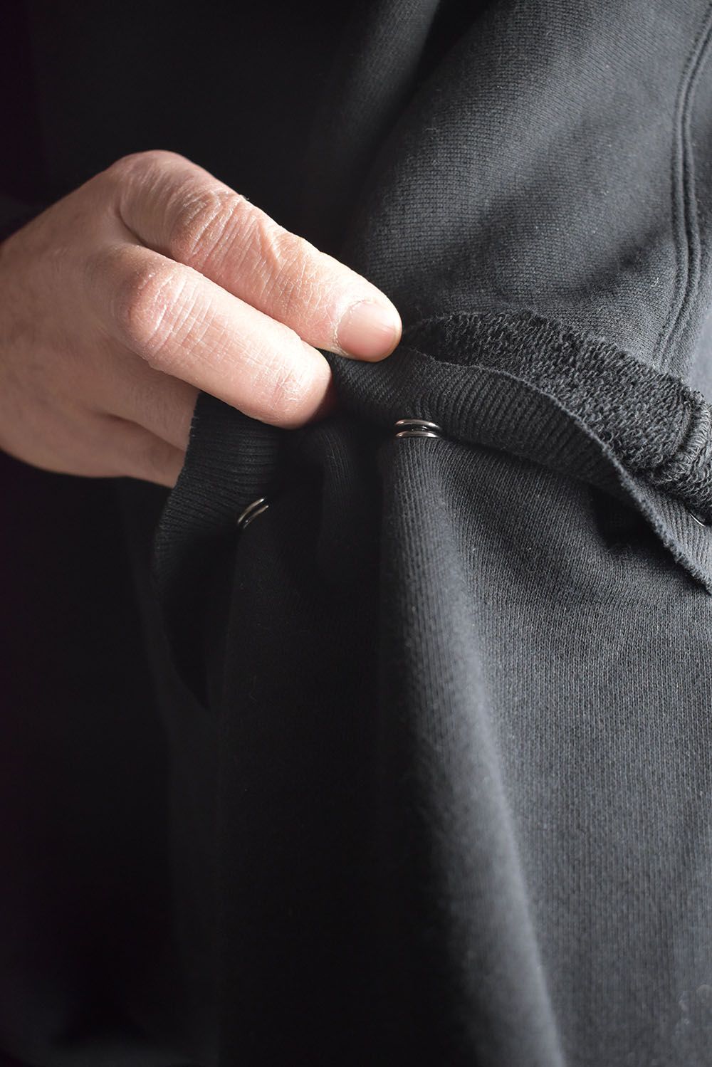 Sweat Oversize Pullover"Black" / スウェットオーバープルオーバー"ブラック"