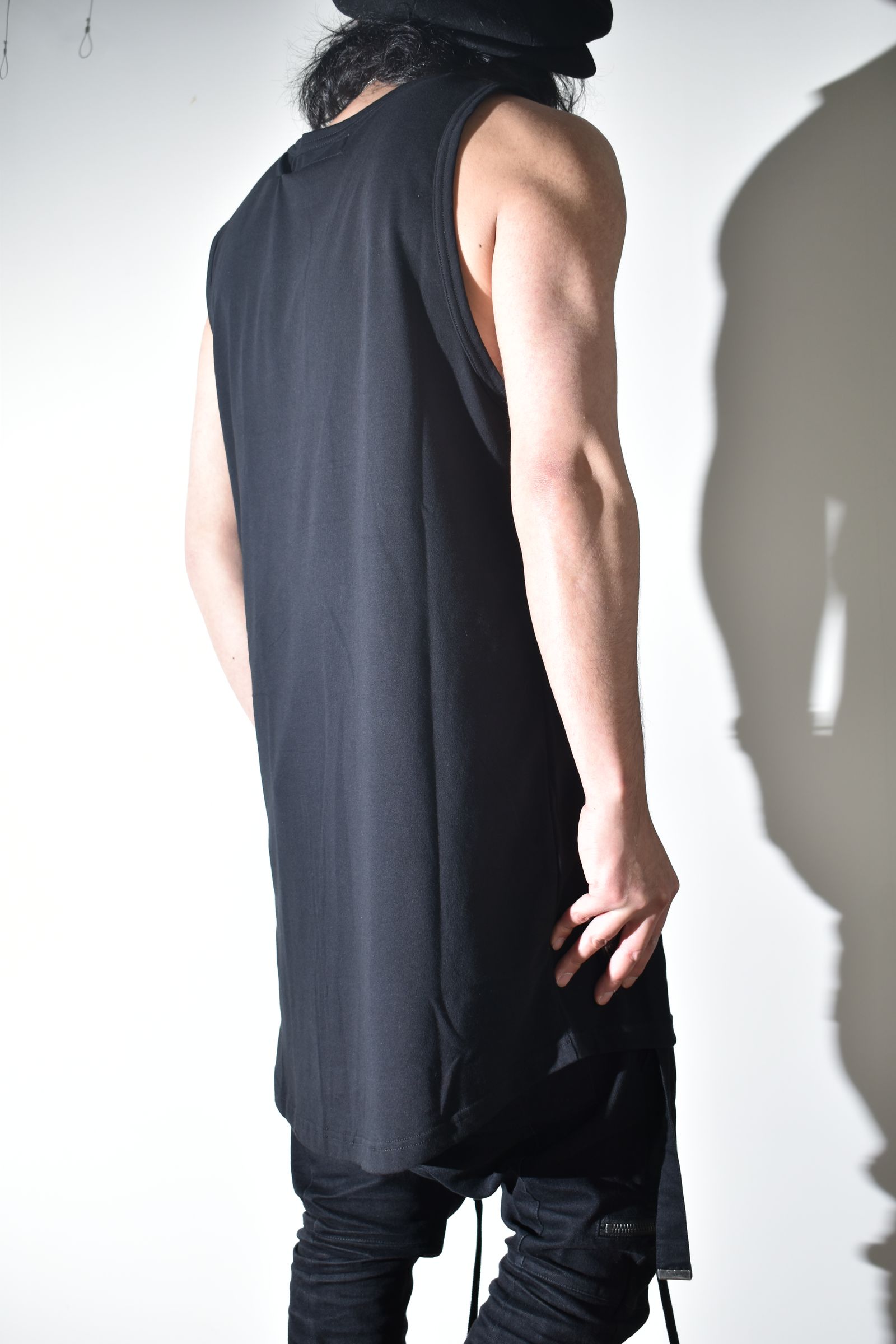 Long Tank Top"Black" / ロングタンクトップ"ブラック"
