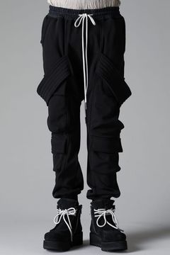 《2025AW先行予約》Bomber Heat Belt Cargo Sarouel Pants"Black" / ボンバーヒートベルトカーゴサルエルパンツ"ブラック"