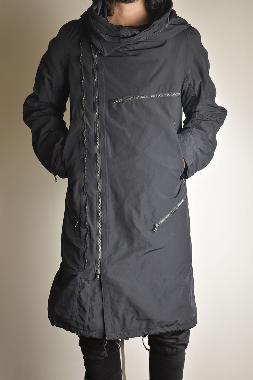 Multi Zip Military Parka Coat"Black" / マルチジップミリタリーパーカーコート"ブラック"