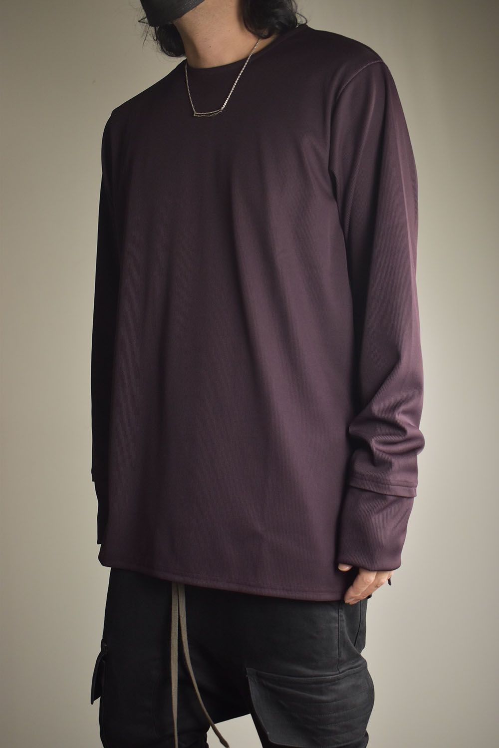 Base Layer Crew Neck "Bordeaux" / ベースレイヤークルーネック"ボルドー"