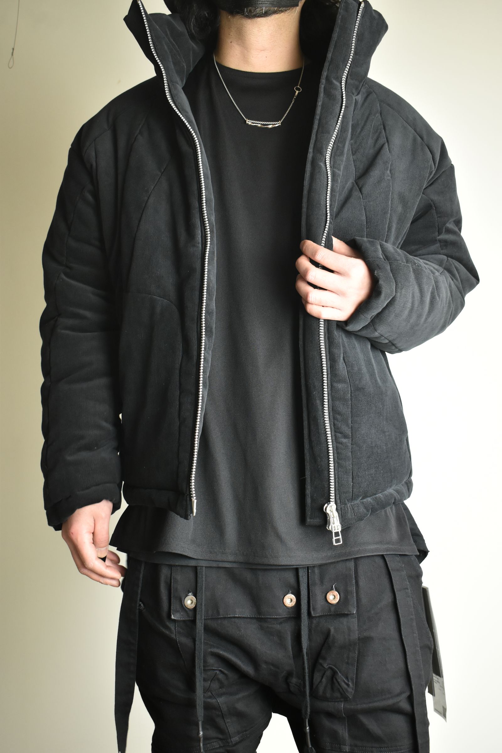 《2026AW先行予約》Corduroy Padded Blouson "Black" / コーデュロイパデッドブルゾン"ブラック"