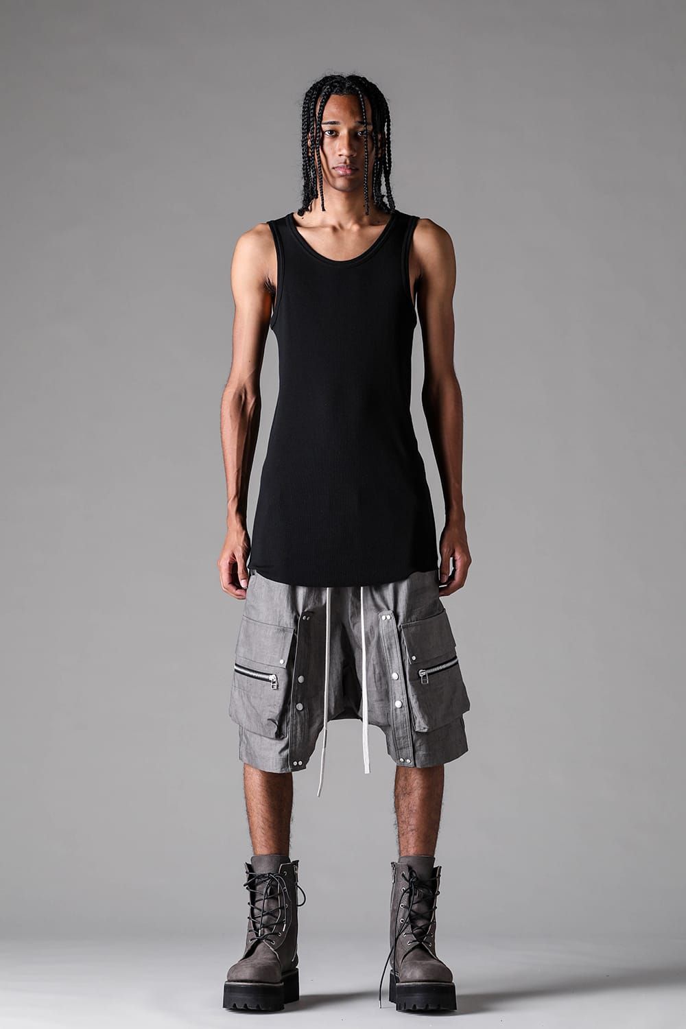 《2027SS先行予約》Regular Rib Tank Top"Black" / レギュラーリブタンクトップ "ブラック"