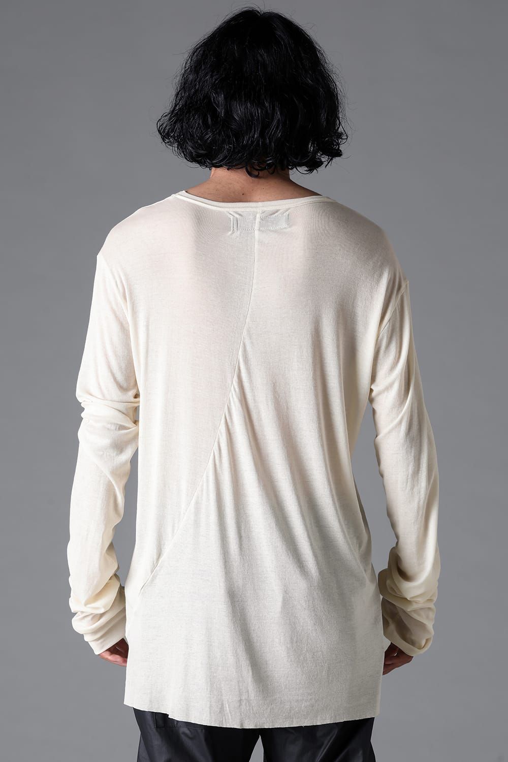 《2026SS先行予約》Gauze Jersey Long Sleeve"Black / Cream /White /Stone /Brown" / ガーゼジャージーロングスリーブ"ブラック/クリーム/ホワイト/ストーン/ブラウン"