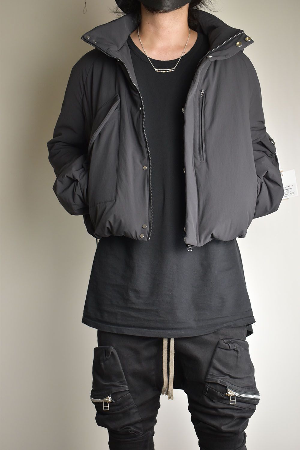 Padding Short Blouson"Black" / パディングショートブルゾン"ブラック"