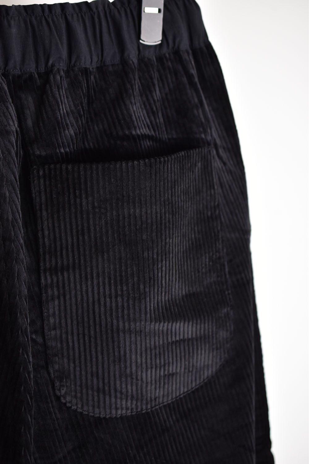 Passive Cord Easy Pants"Black" /パッシヴコードイージーパンツ"ブラック"