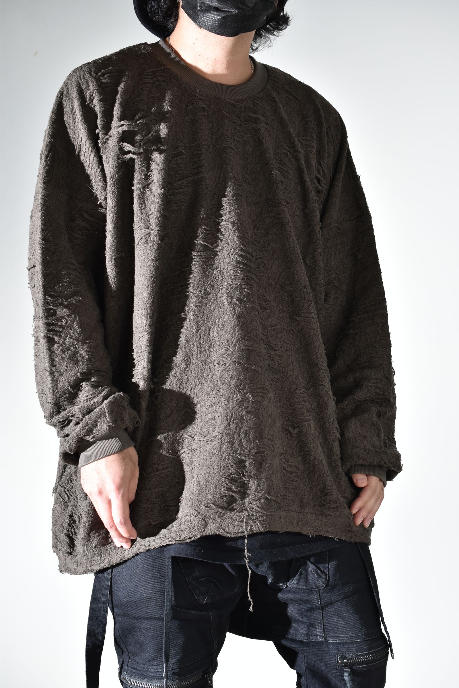 Extreme Over Sized Pullover"Khaki " / エクストリームオーバーサイズプルオーバー"カーキ"