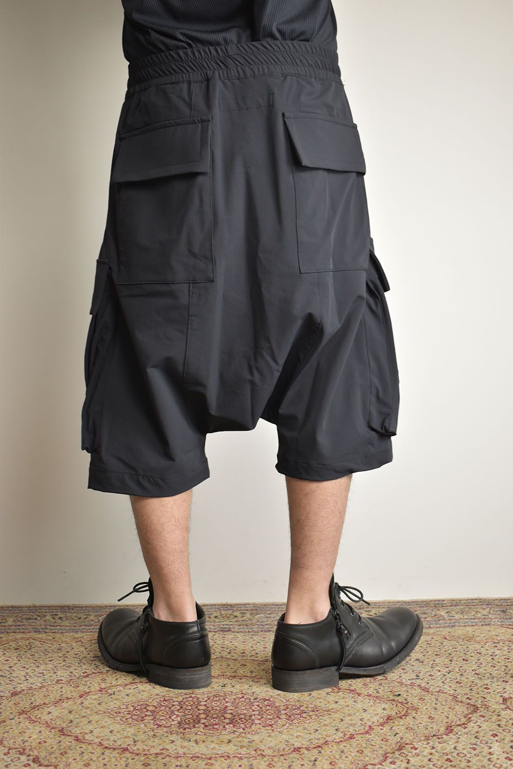 Tuck Pocket Shorts"Black"/タックポケットショーツ"ブラック"