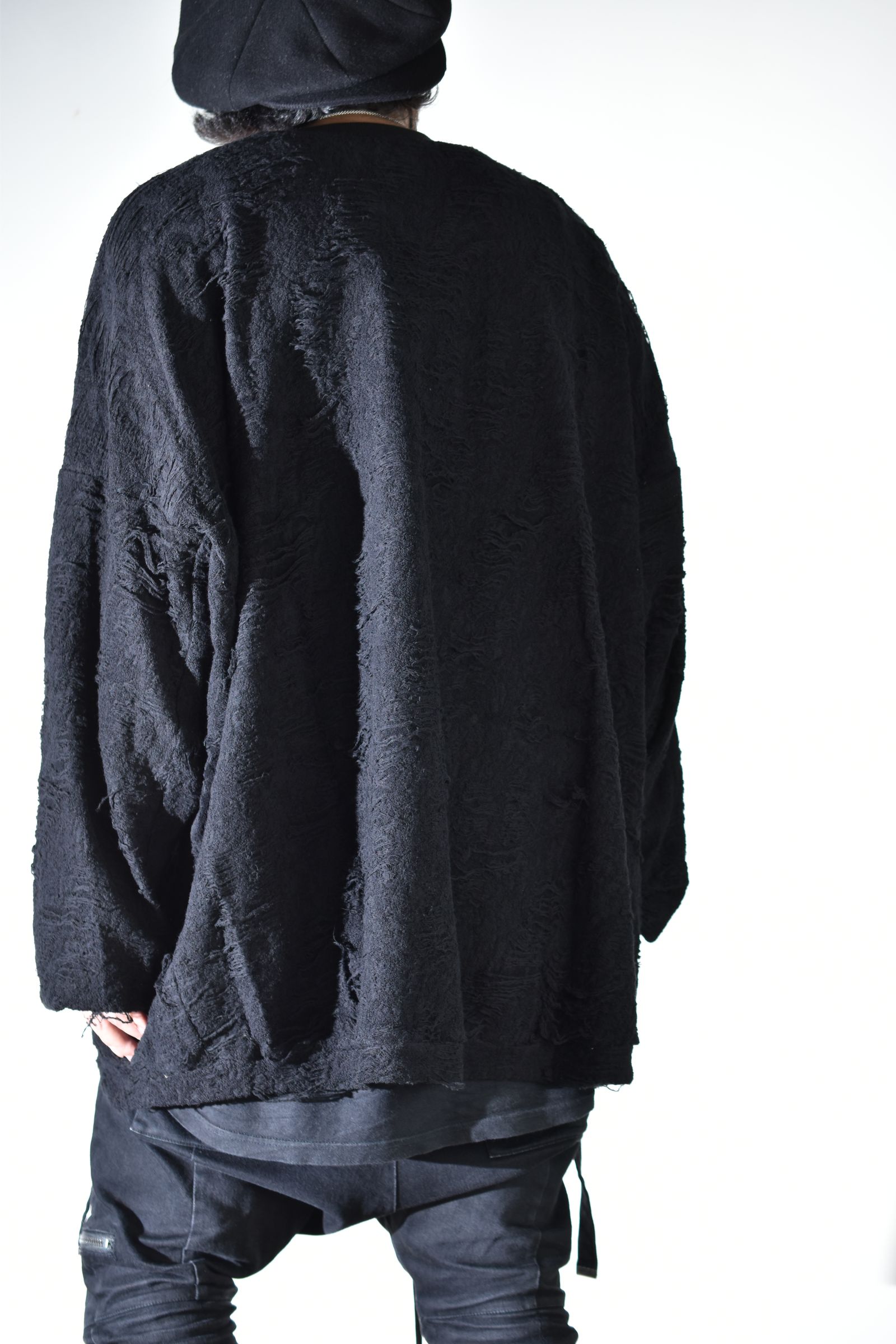 Extreme Over Sized Pullover"Black " / エクストリームオーバーサイズプルオーバー"ブラック"