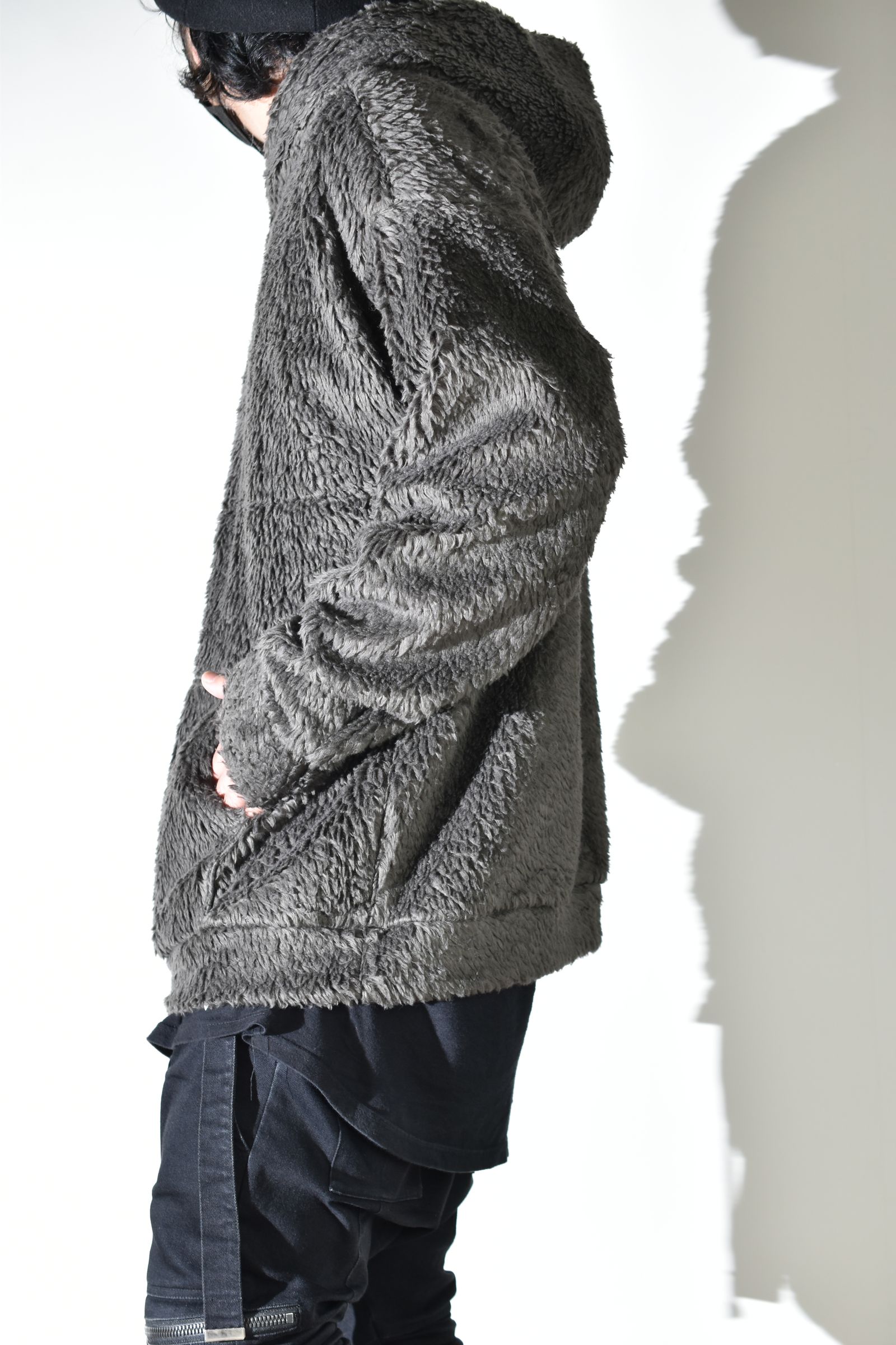 Oversized Pullover Hoodie "Charcoal" / オーバーサイズプルオーバーフーディ"チャコール"