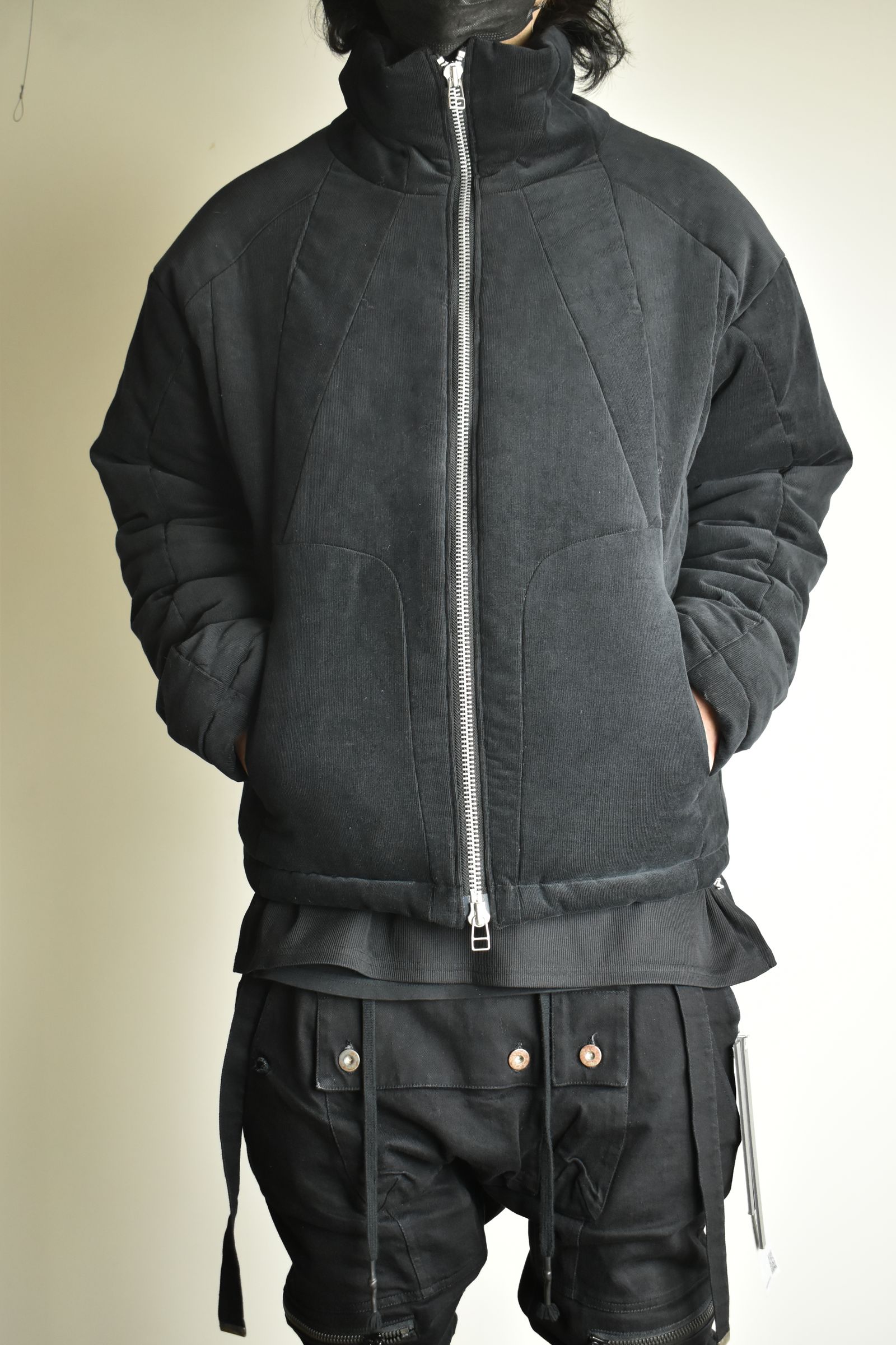 《2026AW先行予約》Corduroy Padded Blouson "Black" / コーデュロイパデッドブルゾン"ブラック"