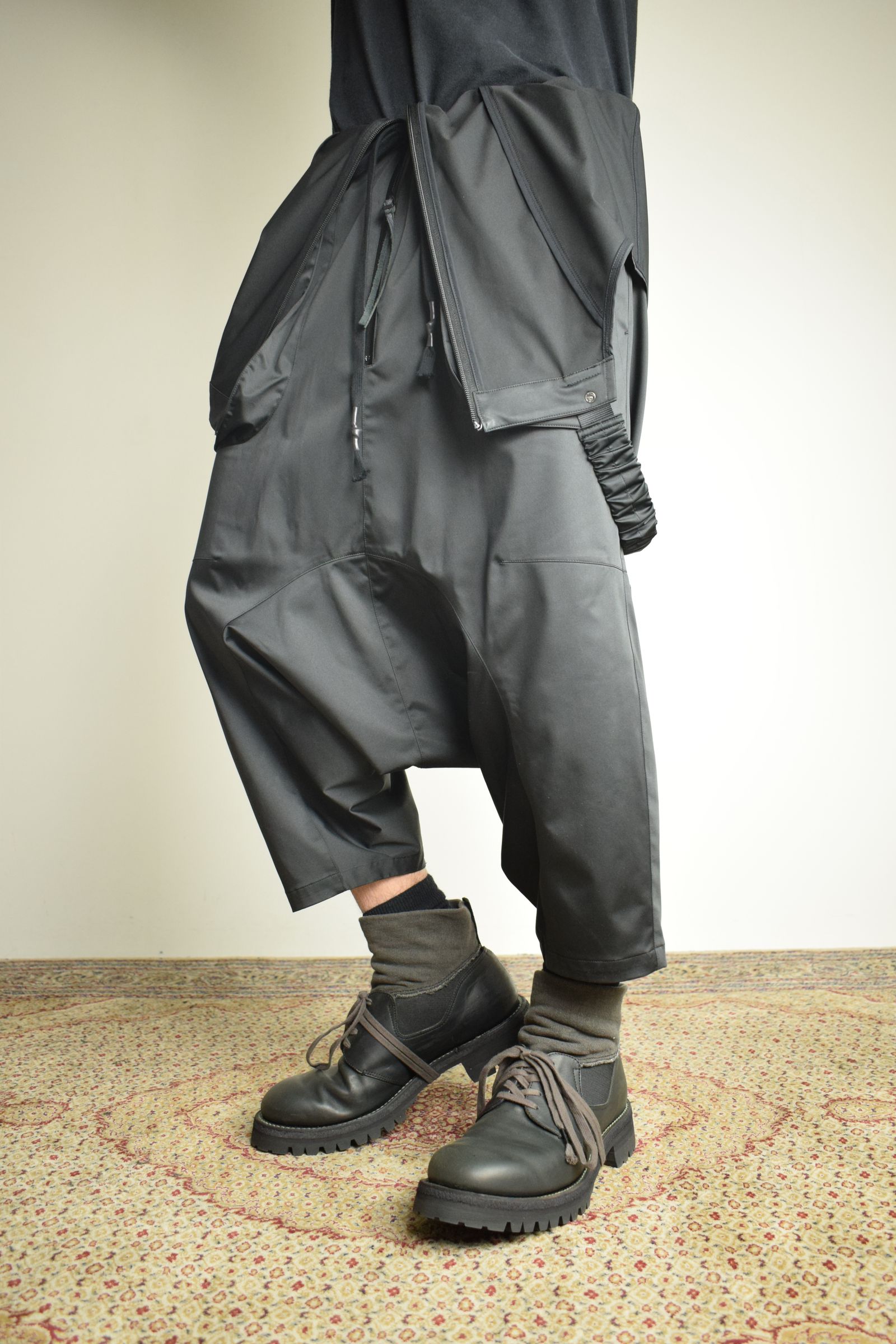 Deep Crotch Over All"Black" / ディープクロッチオーバーオール"ブラック"