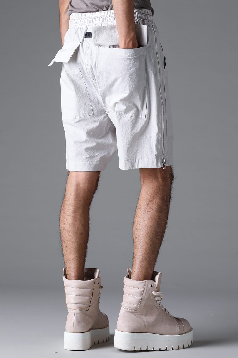《2026SS先行予約》Side Zip Shorts"Black / White /Stone" / サイドジップショーツ"ブラック/ホワイト/ストーン"