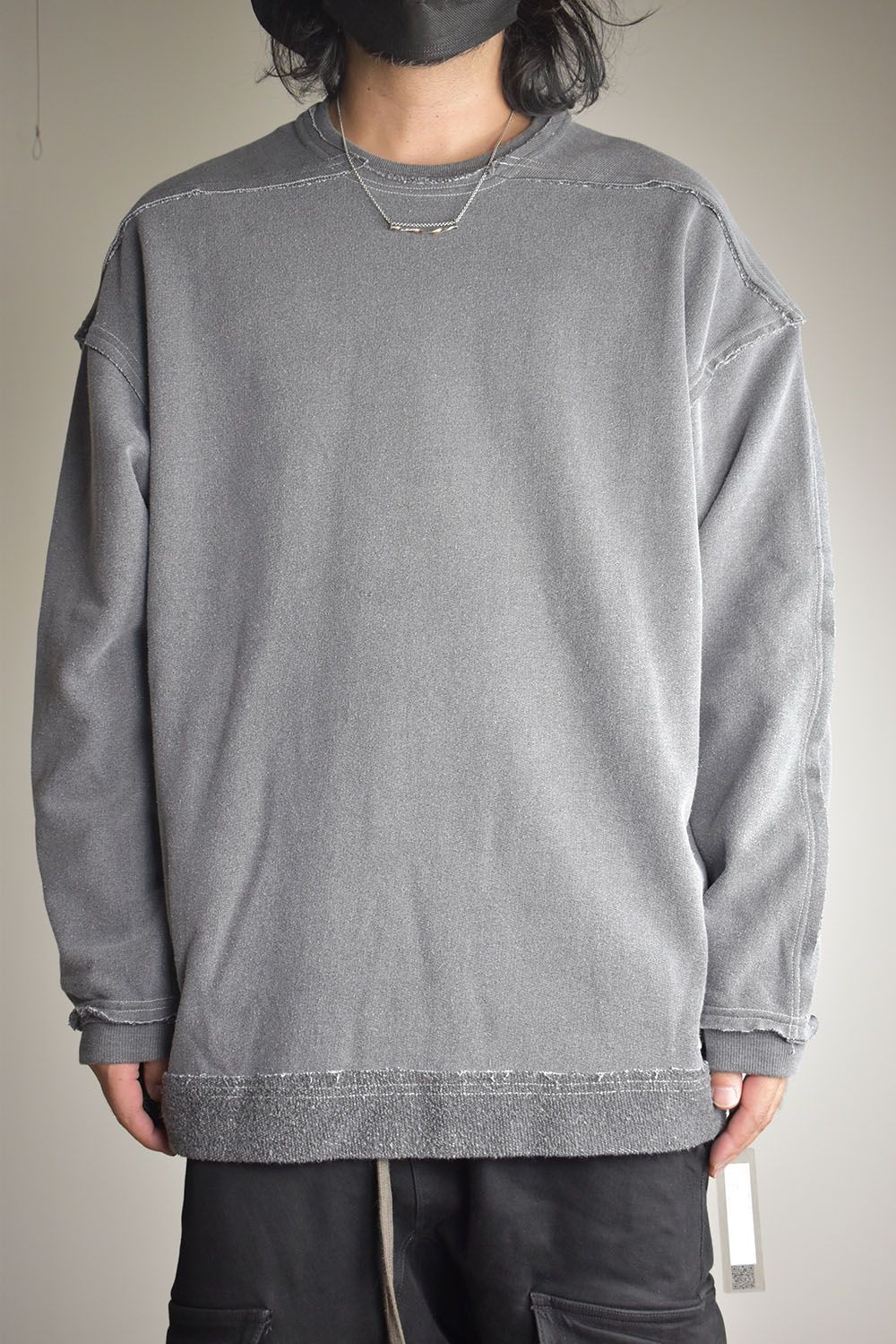 Painter Sweat Pullover"Grey" / ピグメントスウェットプルオーバー"グレー"