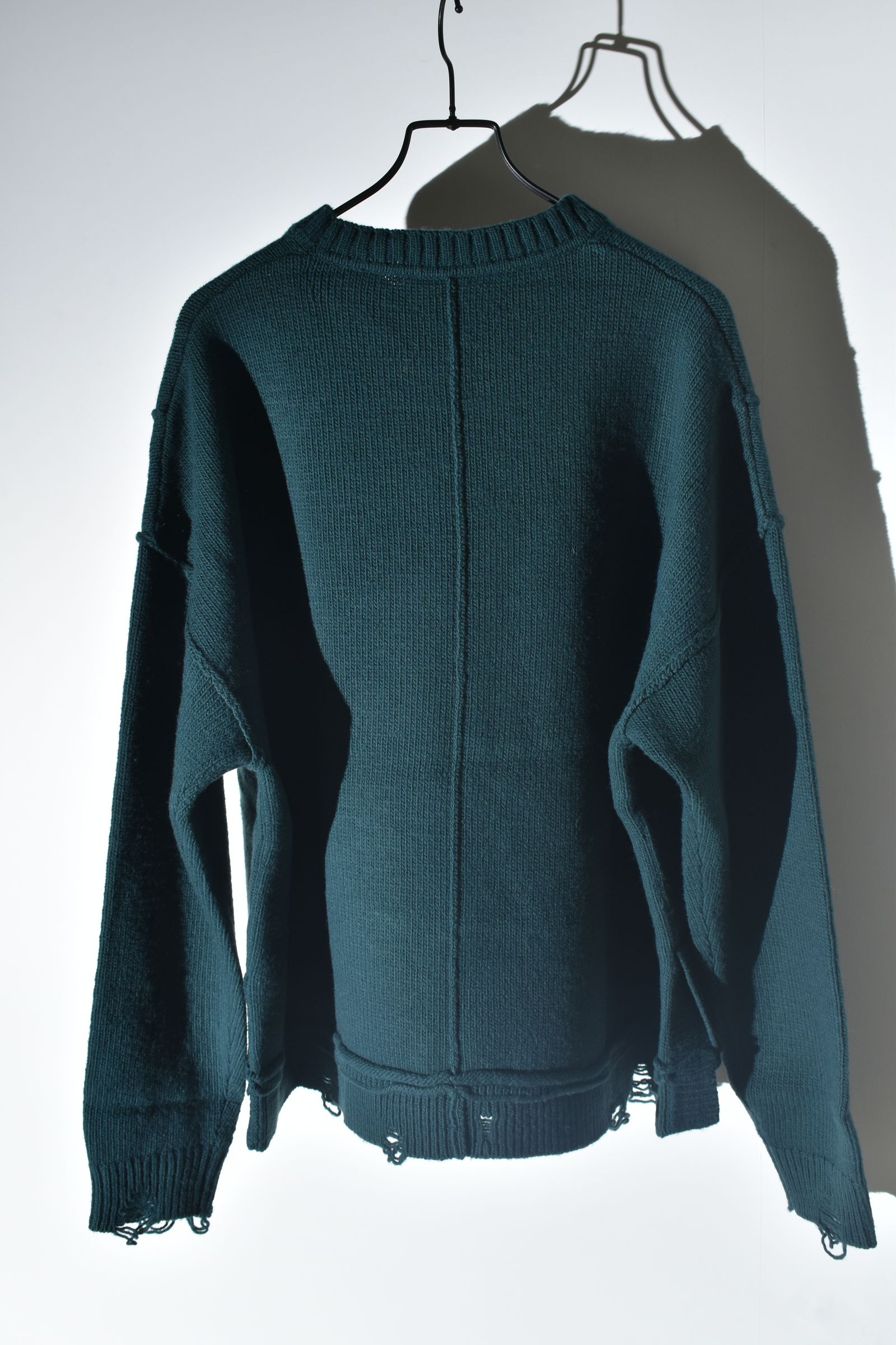 Dog Motif Intarsia Sweater "Jade" / ドッグモチーフインターシャセーター"ジェイド"