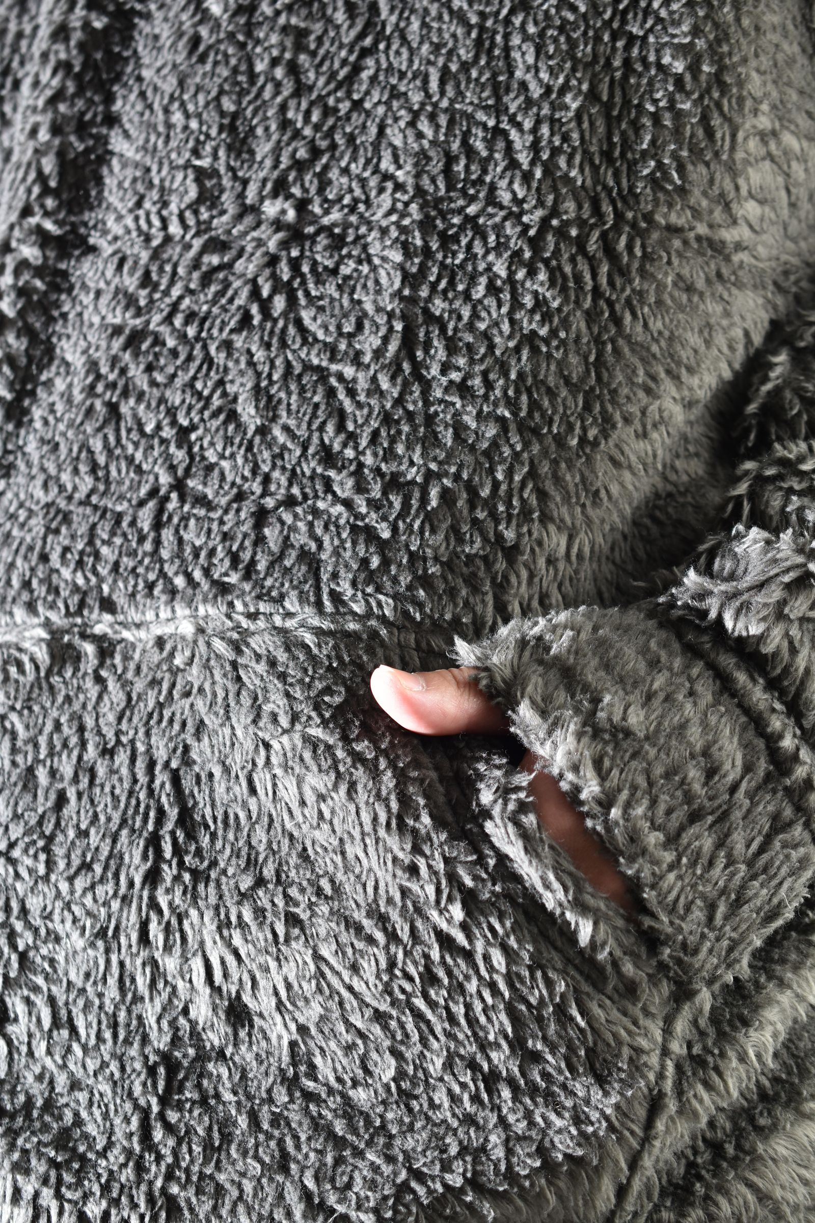 Oversized Pullover Hoodie "Charcoal" / オーバーサイズプルオーバーフーディ"チャコール"