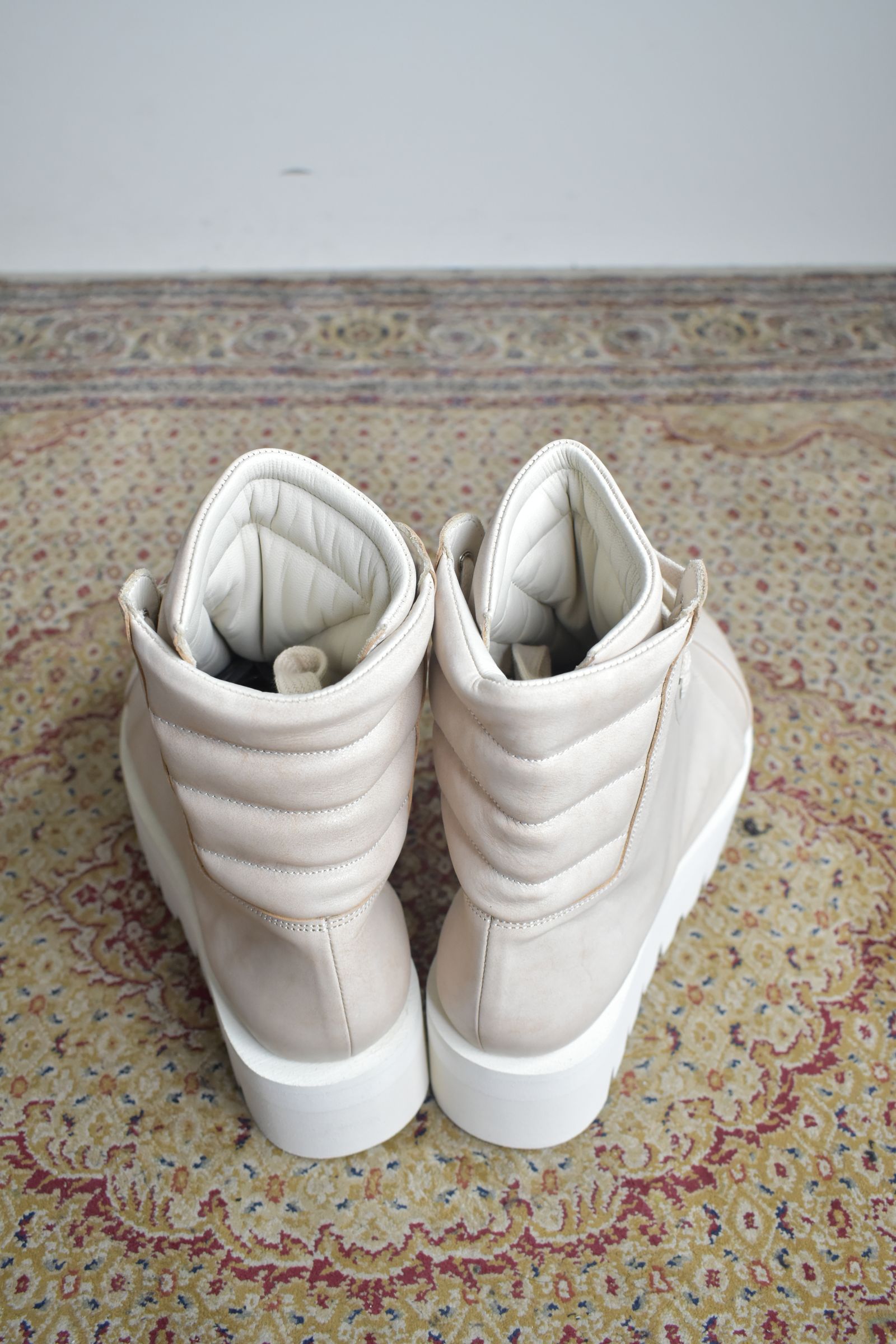 Sneaker Boots"Ash Pink×White" / スニーカーブーツ"アッシュピンク×ホワイト"