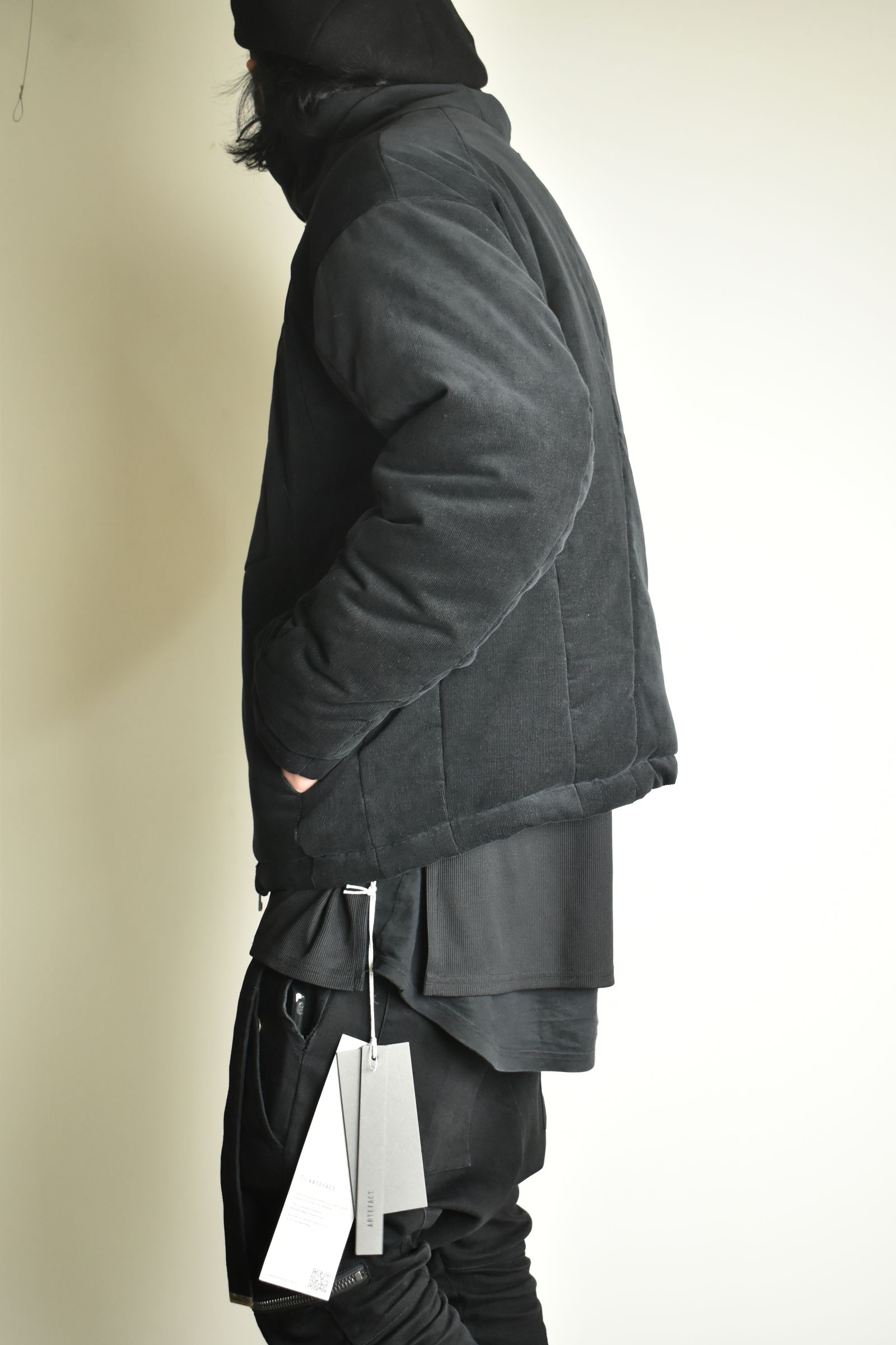 《2026AW先行予約》Corduroy Padded Blouson "Black" / コーデュロイパデッドブルゾン"ブラック"