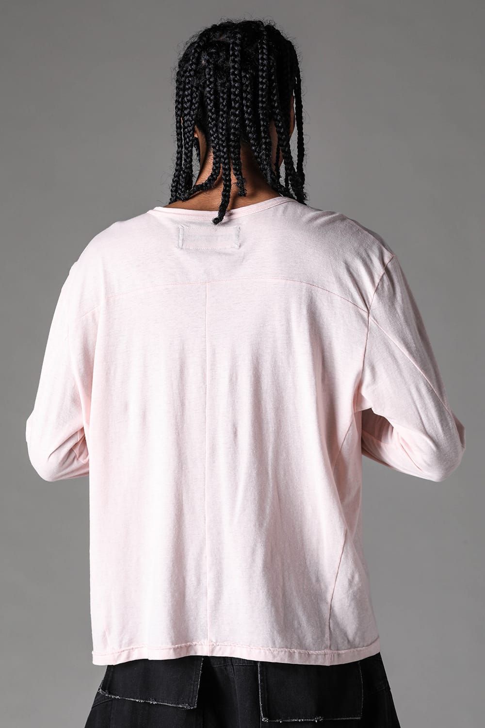 《2027SS先行予約》Switching Long Sleeve "Black / Ivory / Greige / Ice Blue / Pale Shell" / スウィッチングロングスリーブ"ブラック/アイボリー/グレージュ/アイスブルー/ペイルシェル"