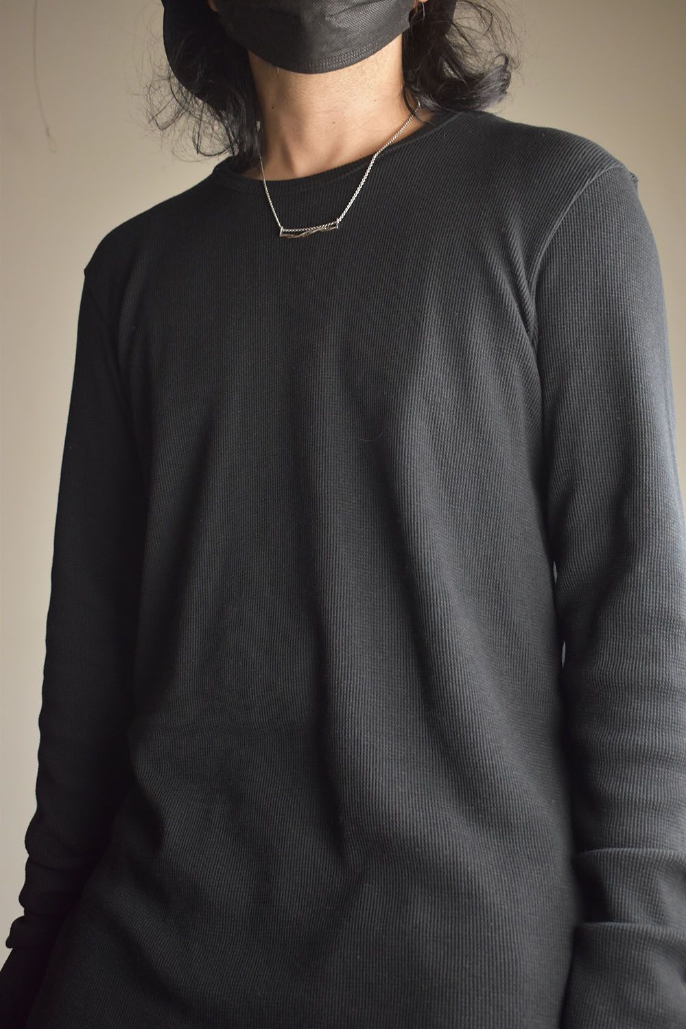 Crew Neck Top"Black" / クルーネックトップ"ブラック"