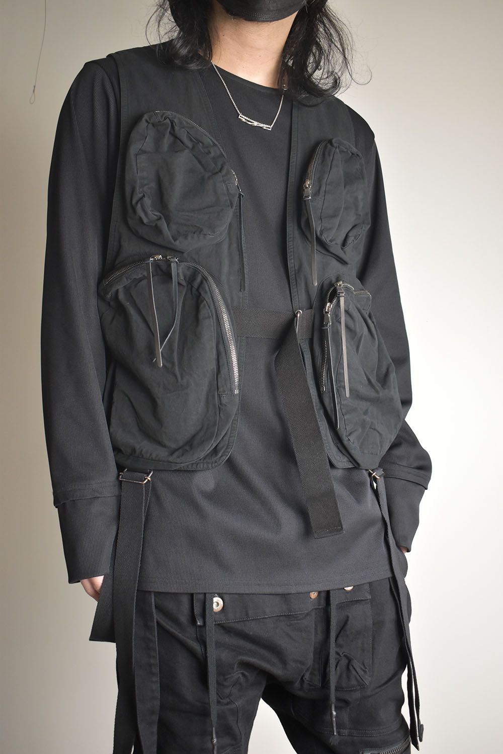 Cotton Twill Tactical Vest "Black" / 綿ツイルタクティカルベスト"ブラック"