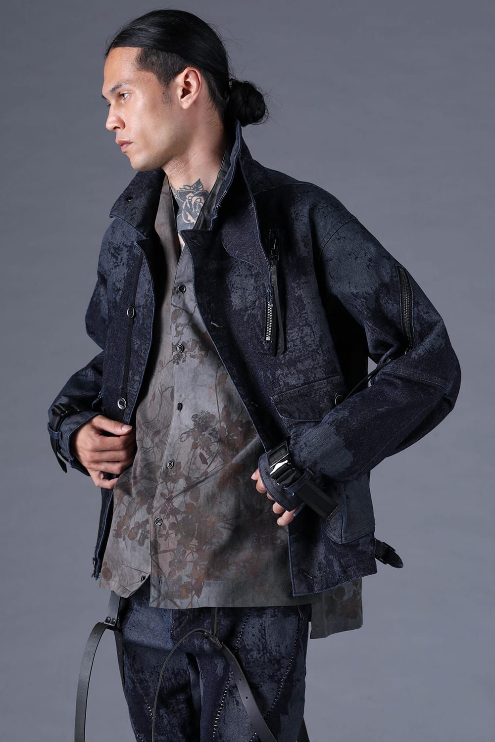 《2027SS先行予約分》Brushed-Coated Work Jacket"Indigo" / ブラッシュコーティングワークジャケット"インディゴ"