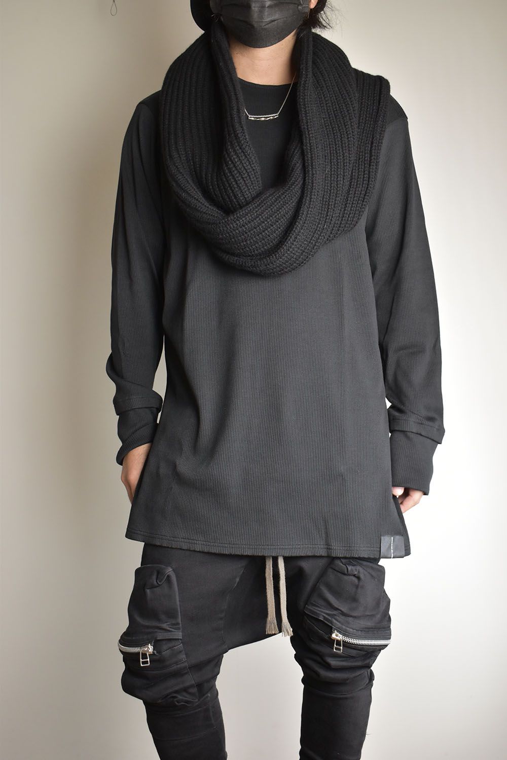 Knit Snood "Black" / ニットスヌード"ブラック"