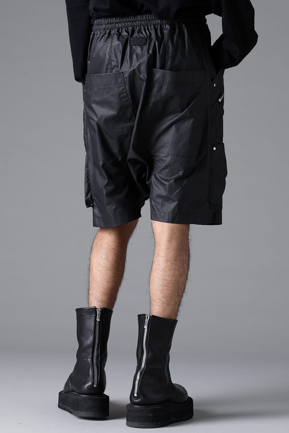 《2026SS先行予約》Coating Cargo Shorts"Black" / コーティングカーゴショーツ"ブラック"