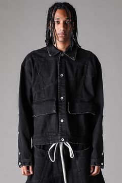 《2027SS先行予約》Denim Jacket"Black" / デニムジャケット"ブラック"