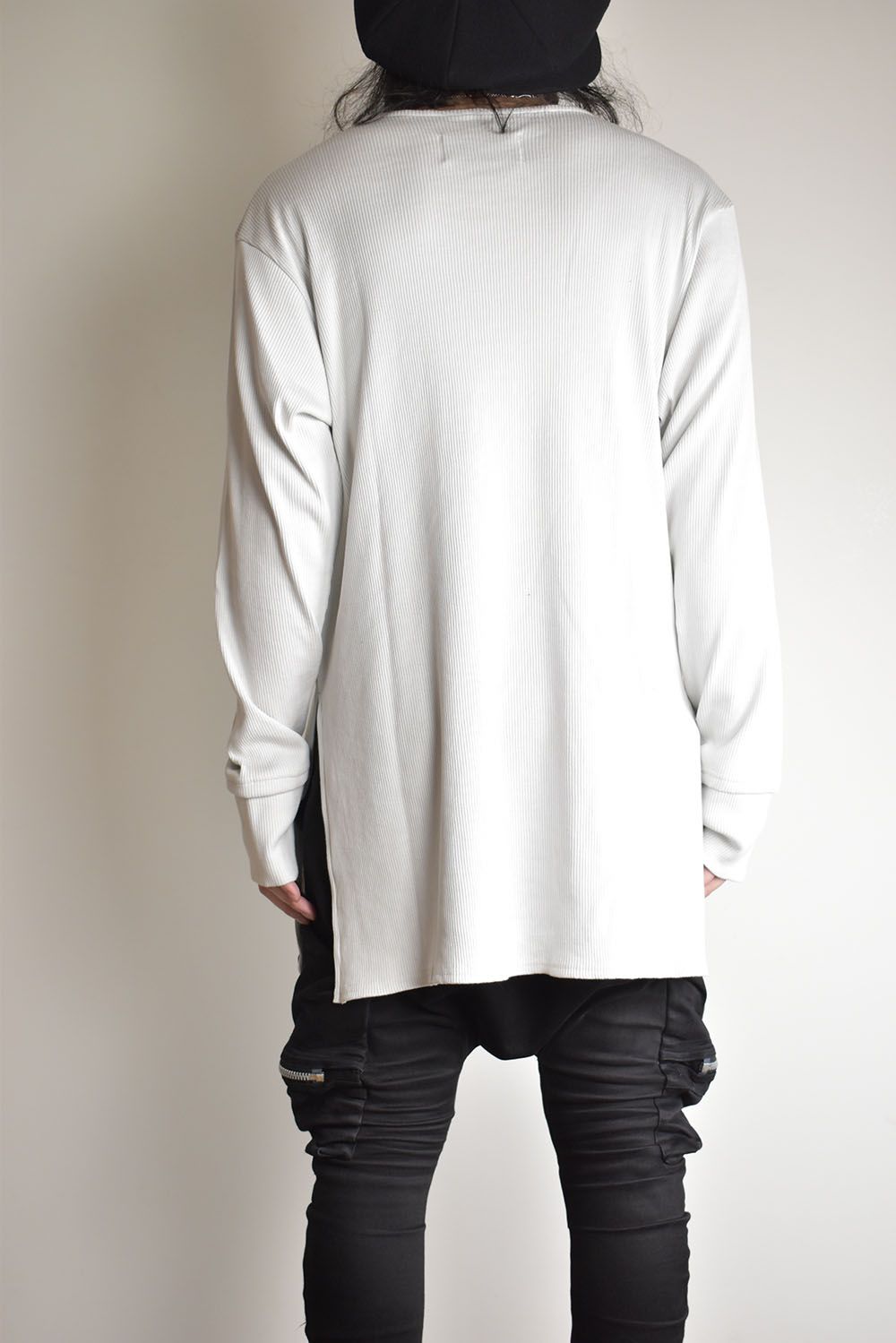 Base Layer Round Neck"Off White"/ベースレイヤーラウンドネック"オフホワイト"