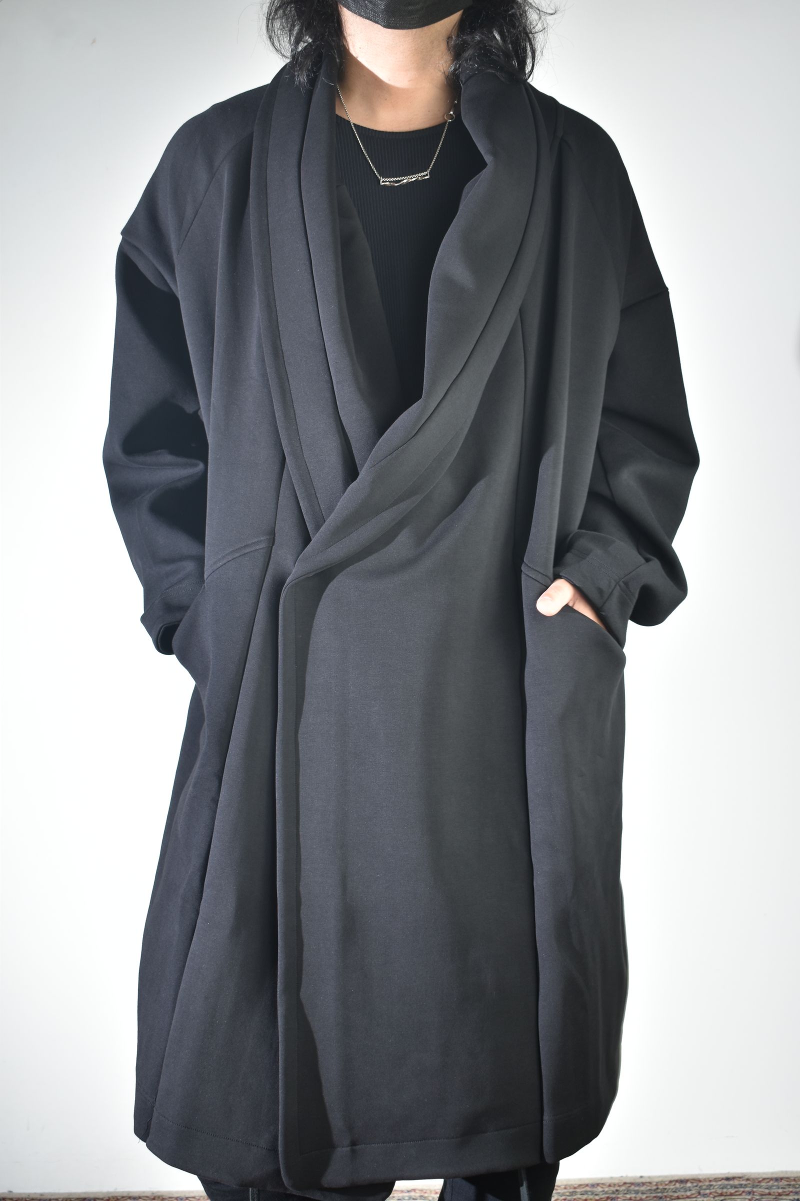 Rap Jersey Coat "Black" / ラップジャージーコート"ブラック"