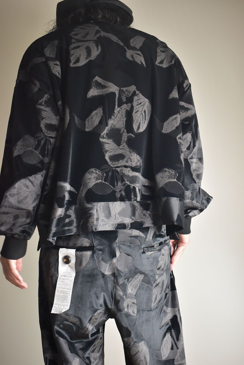 Crew Neck Side Vent Pullover"Black" / クルーネックサイドベンツプルオーバー"ブラック"