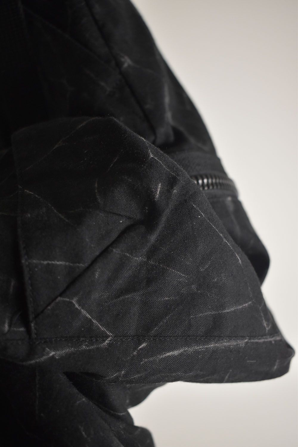 Catch Washer Bleach Belt Adjustable Sarouel Cargo Pants"Black" / キャッチワッシャーブリーチベルトアジャスタブルサルエルカーゴパンツ"ブラック"