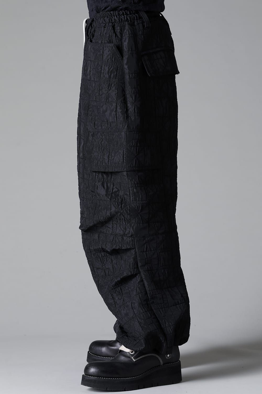 《2025AW先行予約》Geometry Cargo Wide Pants"Black" / ジオメトリーカーゴワイドパンツ"ブラック"