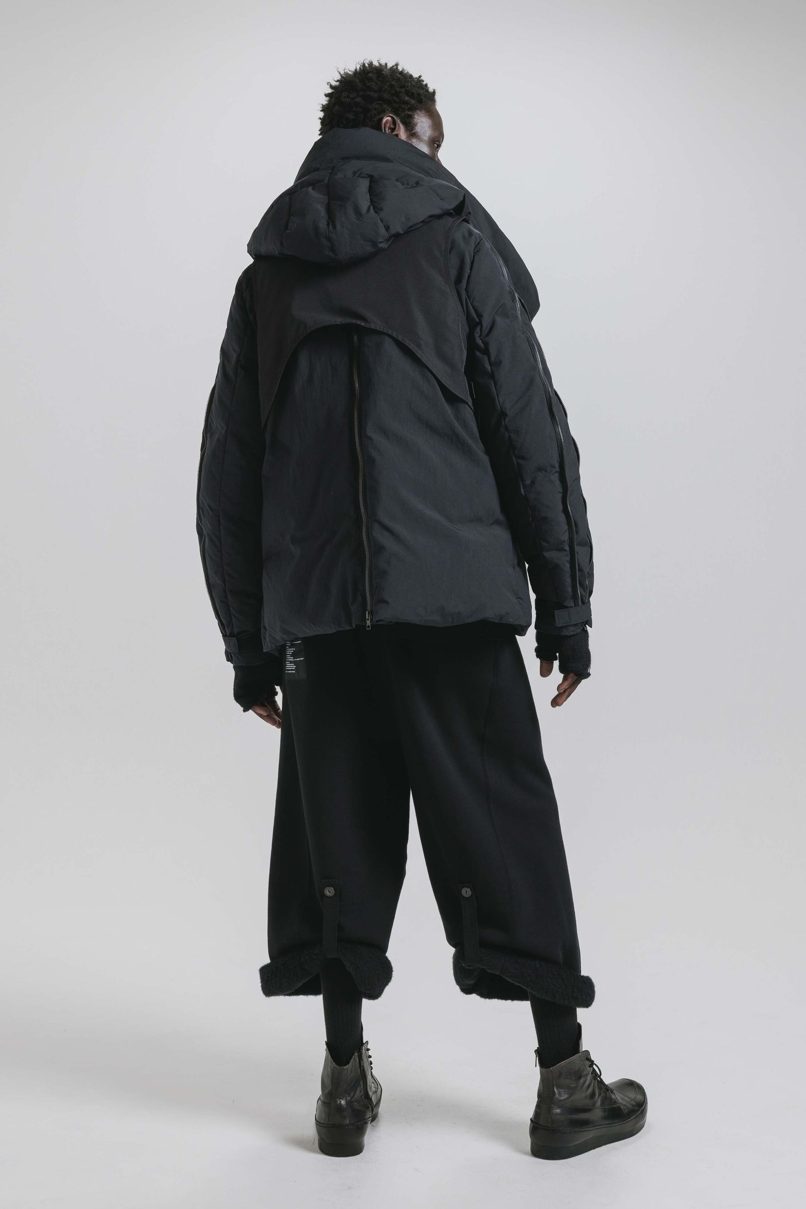 Multi Zip Down Parka Jacket (with Vest)"Black" / マルチジップダウンパーカージャケット(ベスト付き)"ブラック"