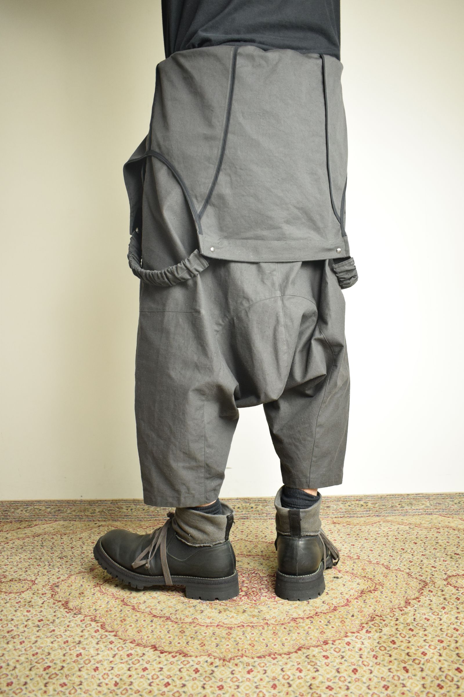 Deep Crotch Over All"Charcoal" / ディープクロッチオーバーオール"チャコール"