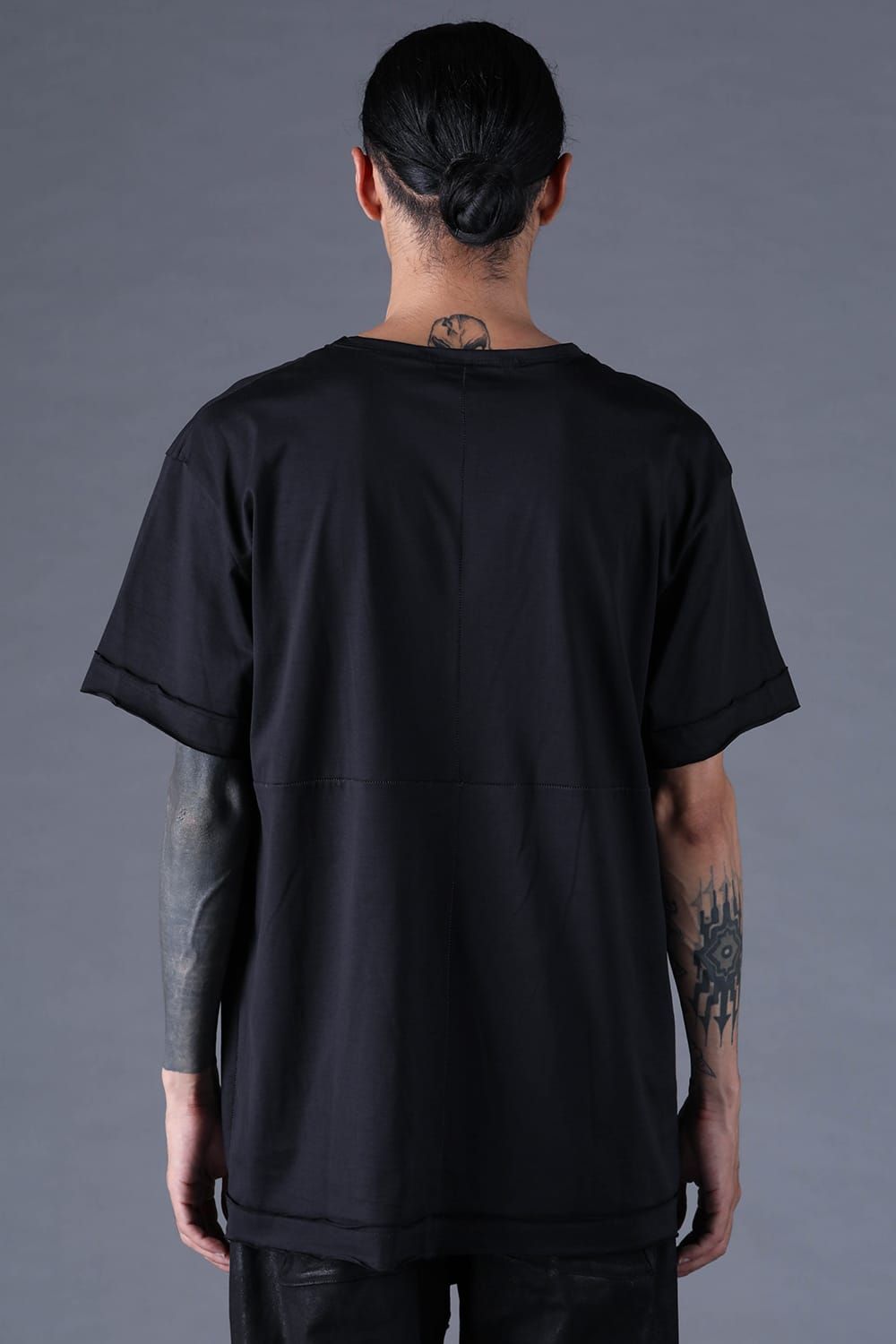 《2027SS先行予約分》100/3 Cotton S/ST T-Shirt"Black" / 100/3天竺ショートスリーブTee"ブラック"