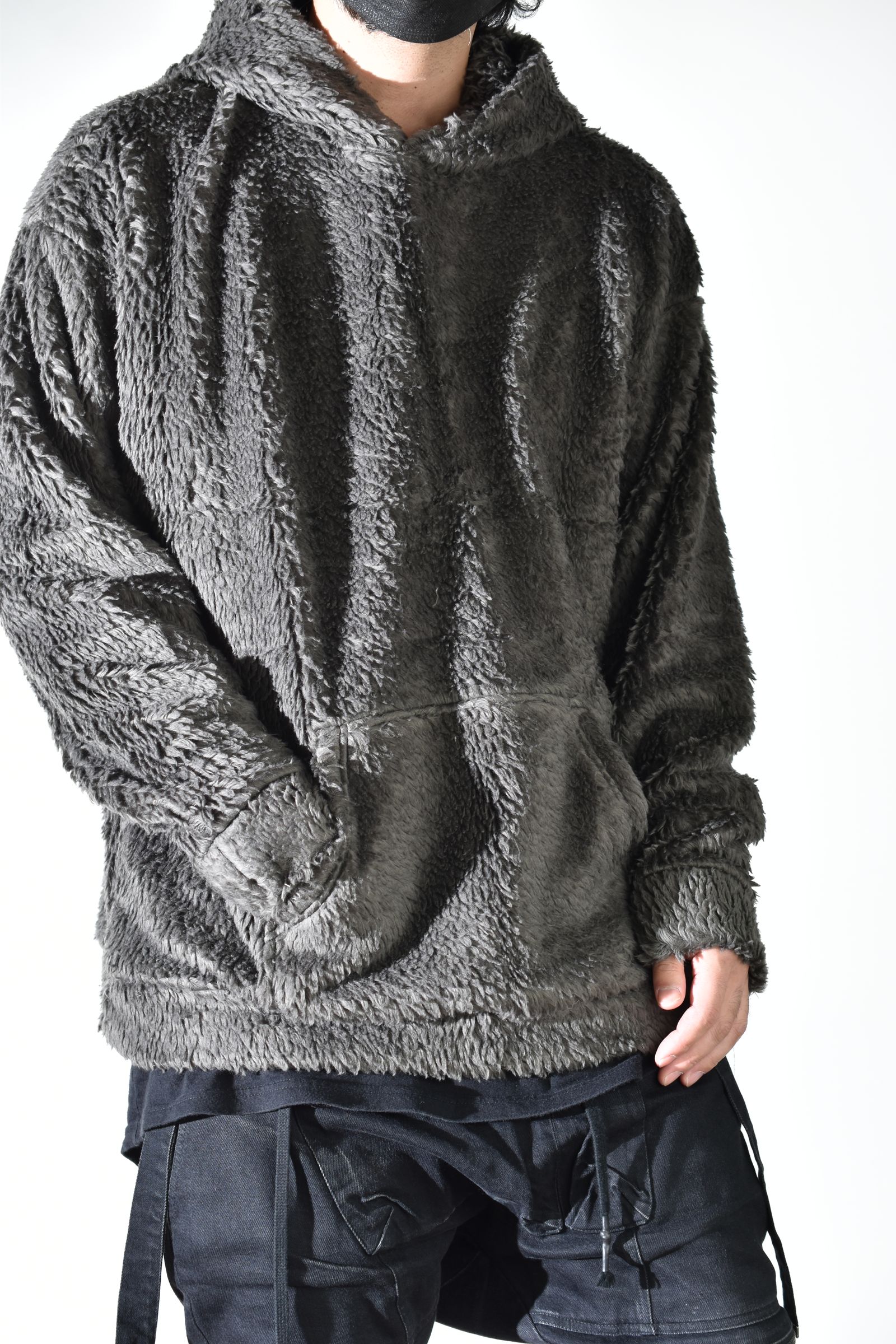 Oversized Pullover Hoodie "Charcoal" / オーバーサイズプルオーバーフーディ"チャコール"