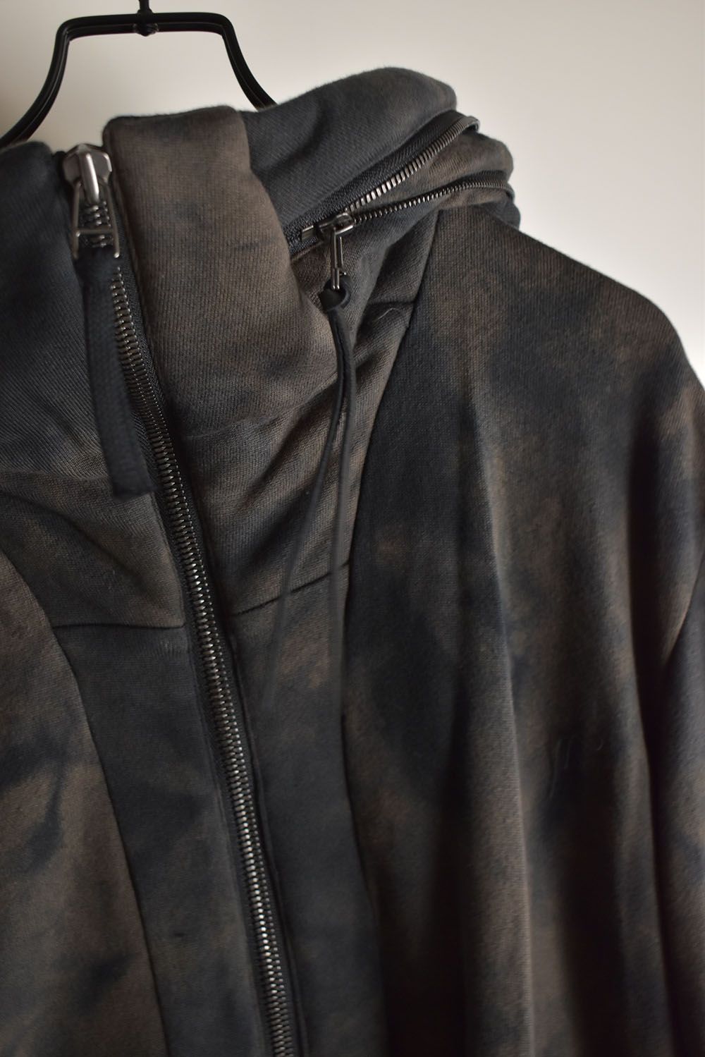 Non Ply Yarn Lined Hooded Jacket"Dust" /  無撚糸裏毛フーデッドジャケット"ダスト"