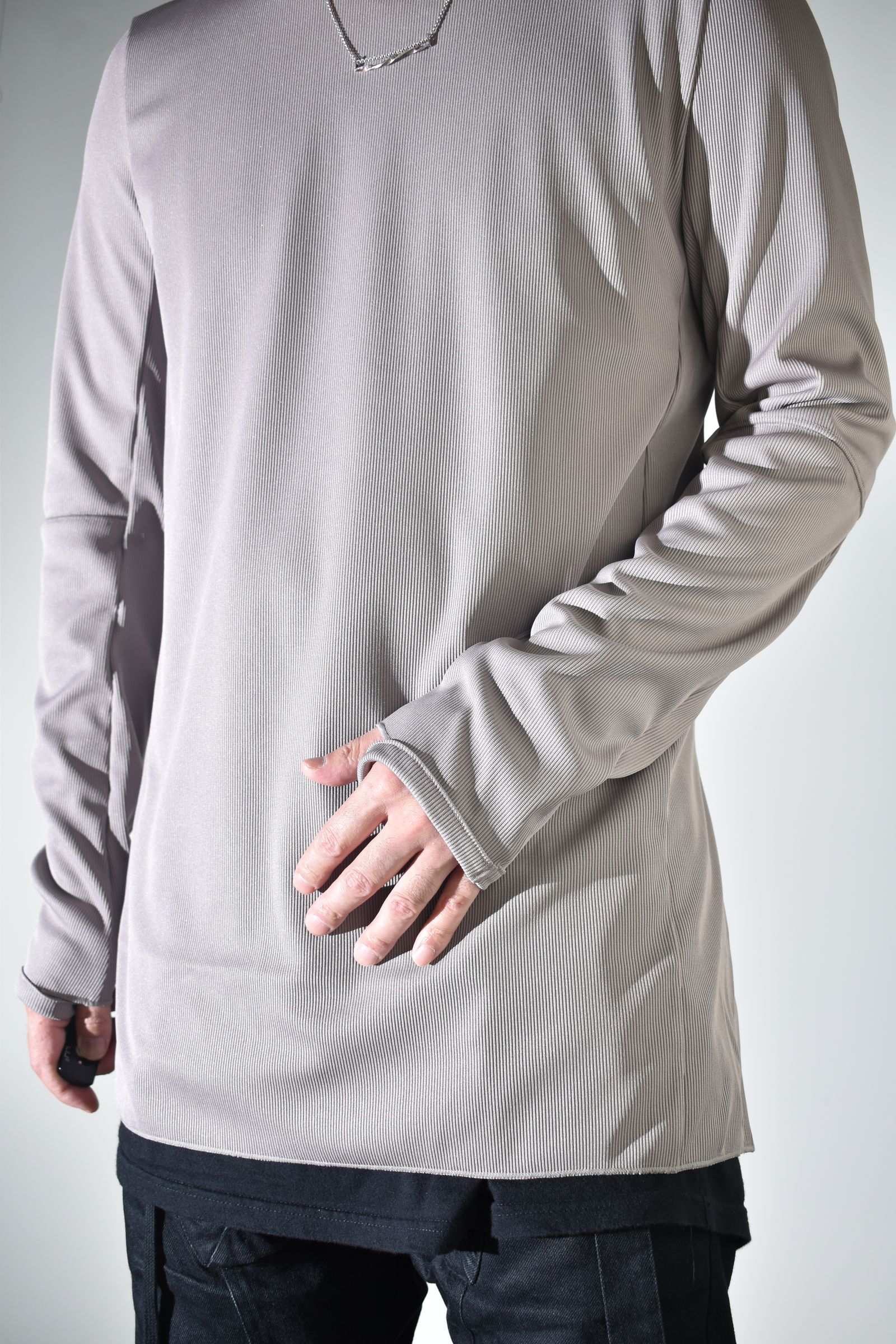 基層 Long Sleeve_01 "Light Greige" / 基層ロングスリーブ"ライトグレージュ"