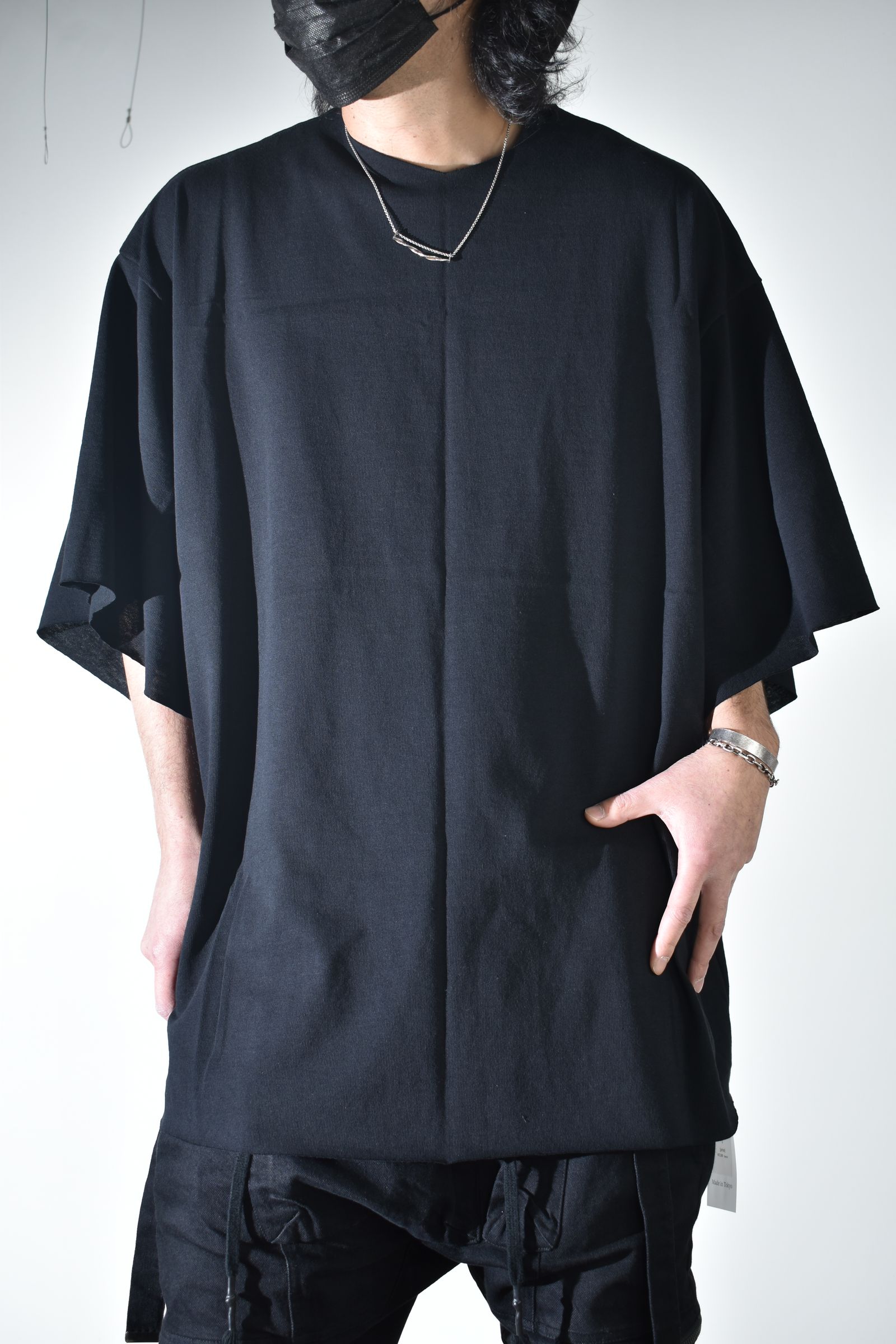 Oversized Cut & Sewn Tee"Black" / オーバーサイズカットソー"ブラック"