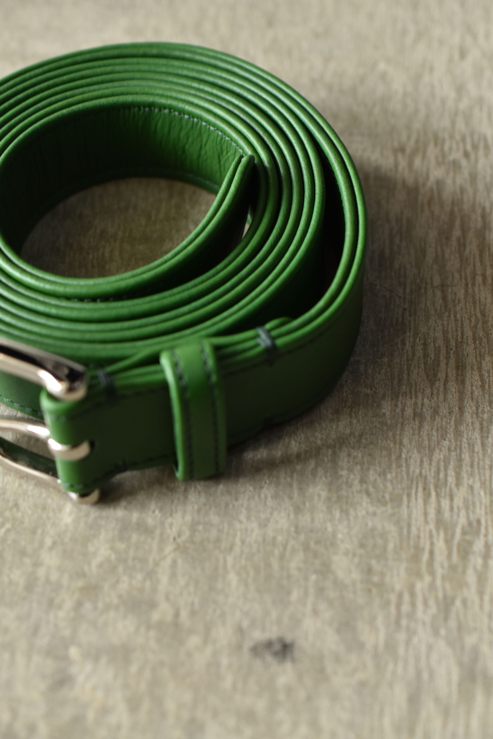 Leather Belt"Green" / レザーベルト "グリーン"