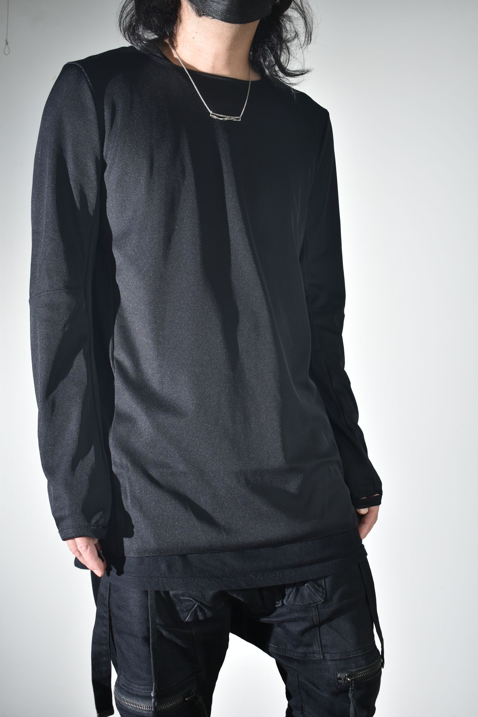 基層 Long Sleeve_01 "Black" / 基層ロングスリーブ"ブラック"