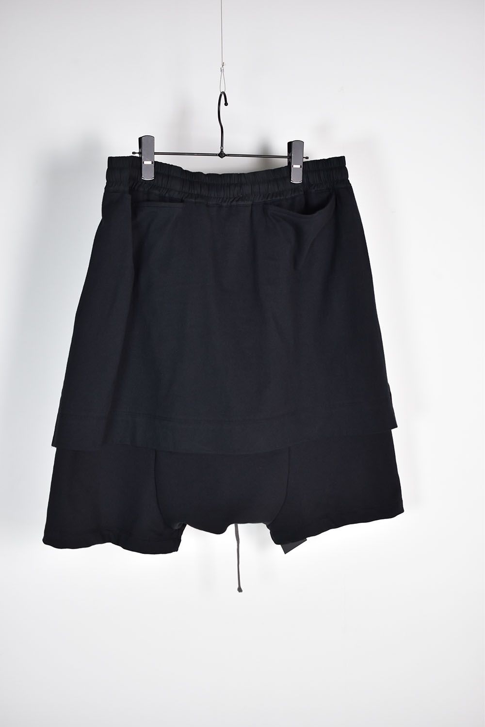 Skirt Combi Sarouel Shorts"Black" /スカートコンビサルエルショーツ"ブラック"