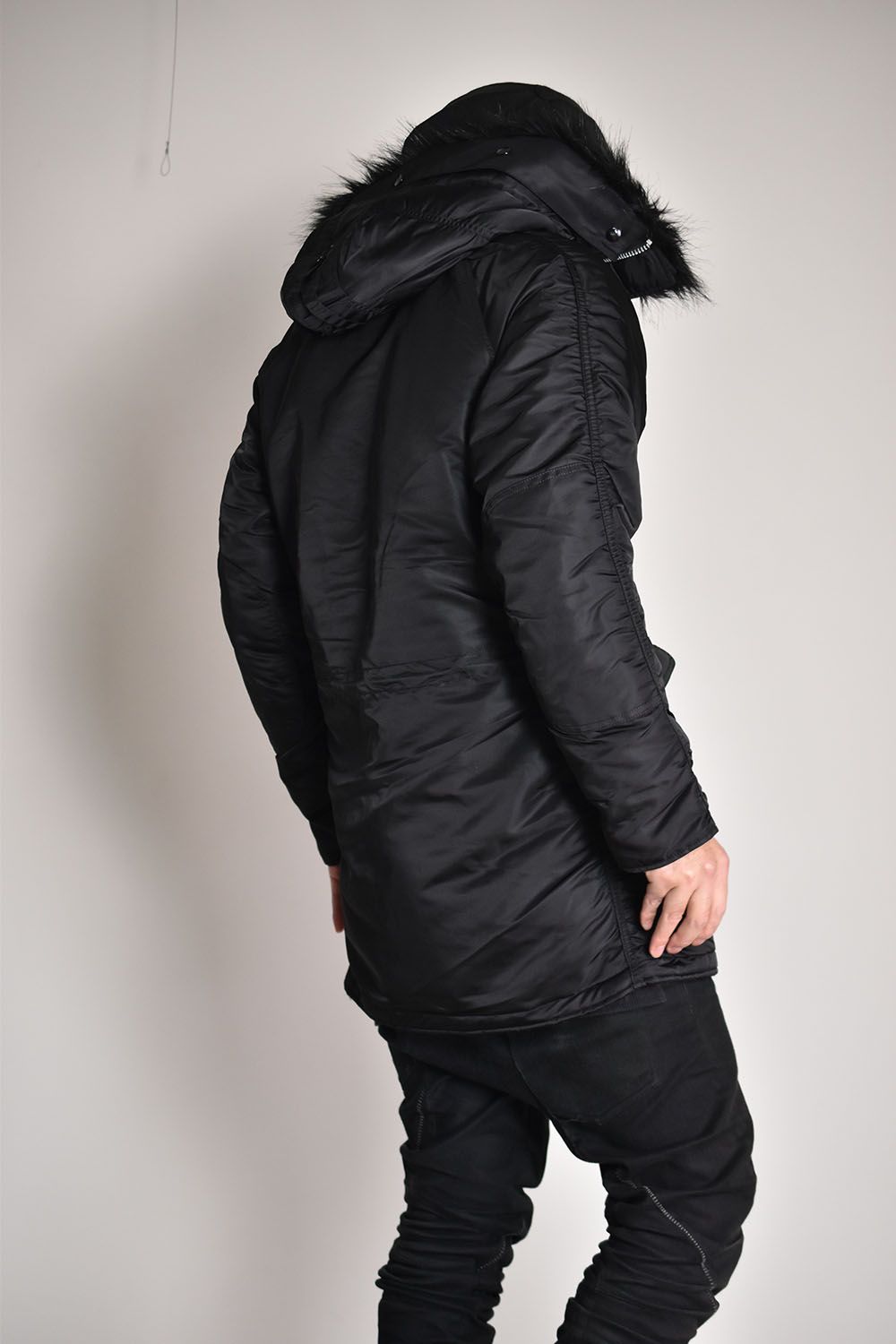 ALPHA ×× BACKLASH N-3B Jacket"Black"/アルファ ×× バックラッシュ N-3Bジャケット"ブラック"