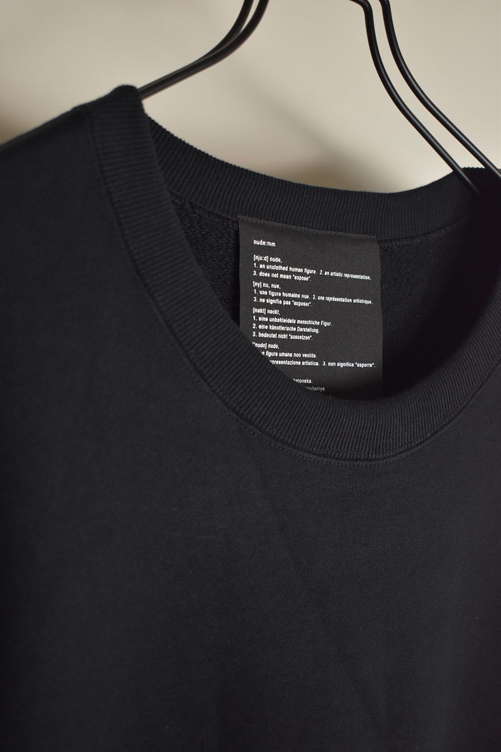Over Sized Pullover"Black" / オーバーサイズプルオーバー"ブラック"
