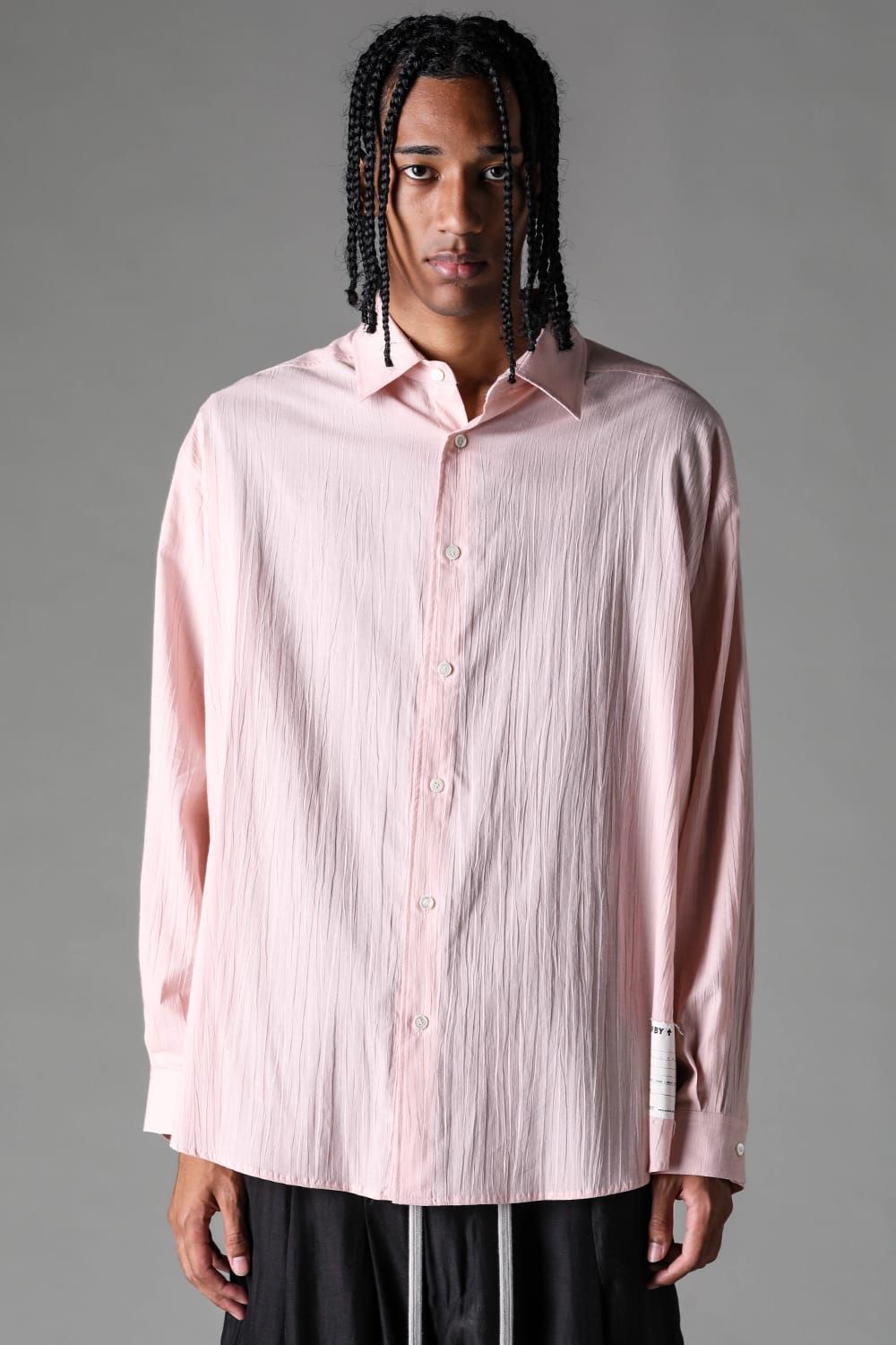 《2027SS先行予約》Over Sized Shirts"Black / Blue /L.Pink / Ivory" / オーバーサイズシャツ "ブラック / ブルー / ライトピンク /アイボリー"